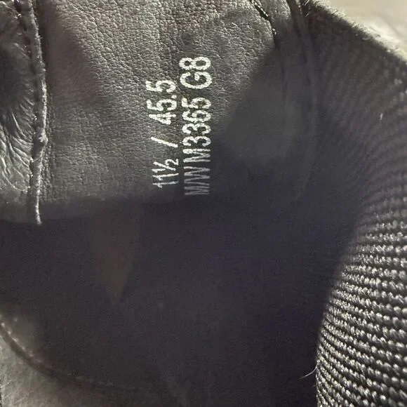 Men’s sz 11.5-Born Hemlock Boots Black Leather Chelsea Pull On Dress Casual Work - Picture 9 of 10